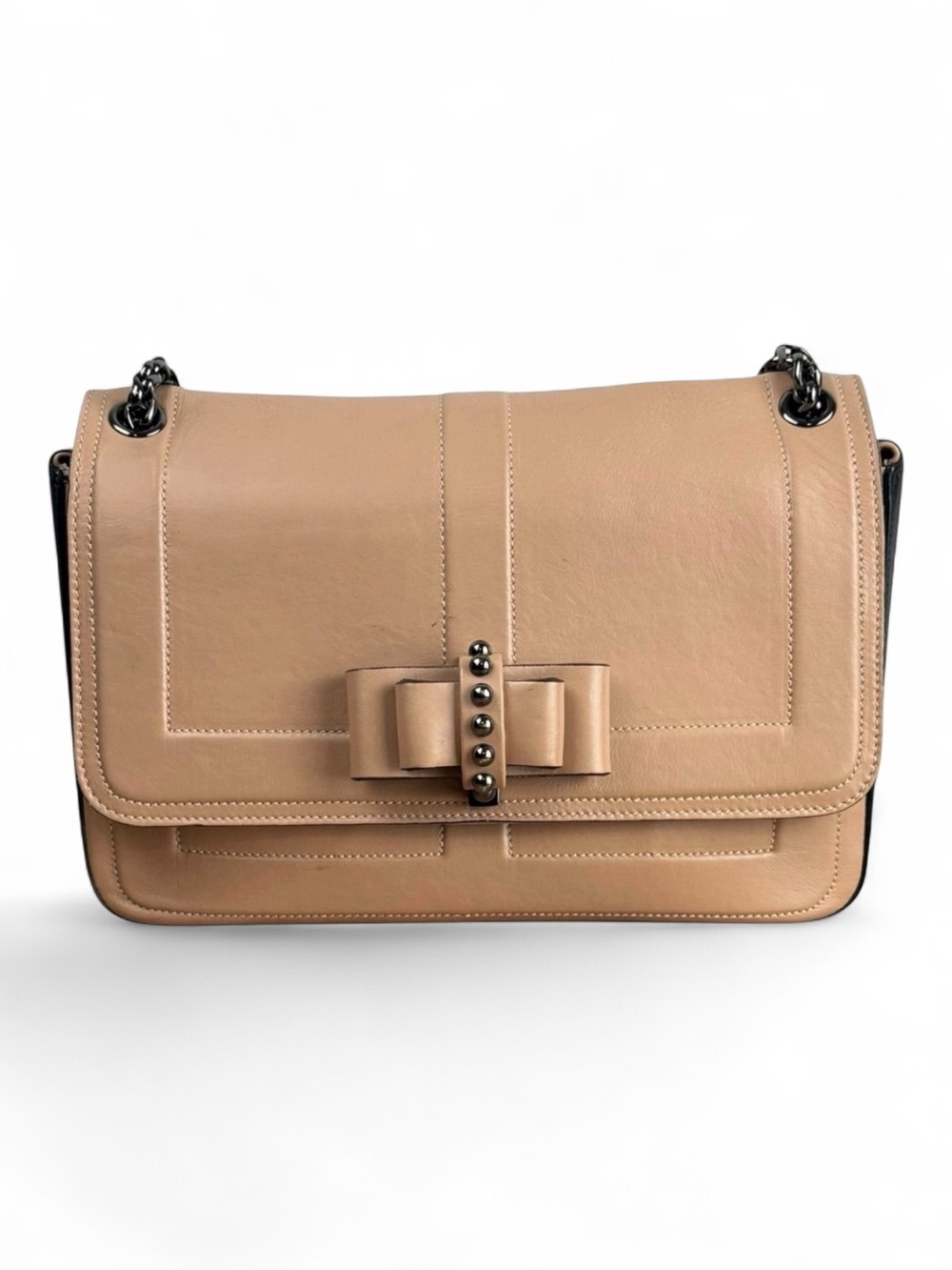 Christian Louboutin Sweet Charity Leather Chain Shoulder Bag